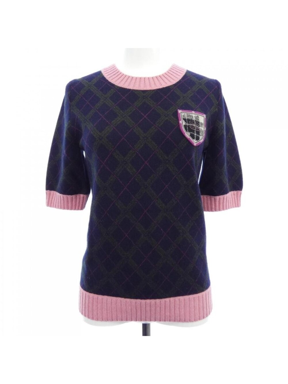 Chanel Knit Sweater Navy